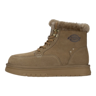 Dickies雪地靴男款2025新款冬季男鞋加绒保暖棉鞋棉靴男士马丁靴