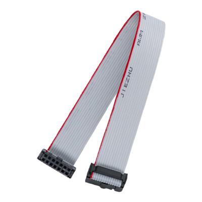 AVR连接线FC扁平排线IDC2.54mm灰色成品6P-64P双头电缆TAG 批发