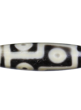 圣饰奇缘老玛瑙折线六眼黑白至纯