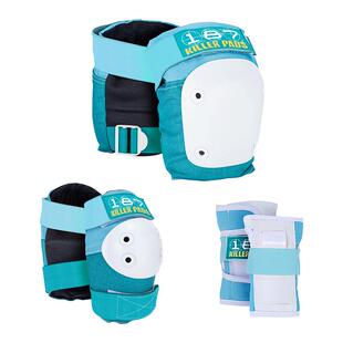美国187滑板护具轮滑儿童专业护具闪电陆冲护具套装护膝护肘套装