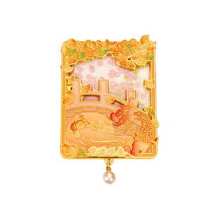 杭州西湖十景文创流沙冰箱贴磁贴 三潭印月博物馆城市旅游纪念品