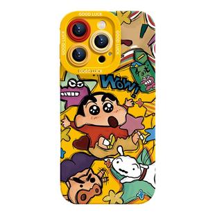 适用苹果13手机壳iphone15promax新款15硅胶14防摔16pro涂鸦plus蜡笔小新12全包11套卡通17可爱小众xr女款Air