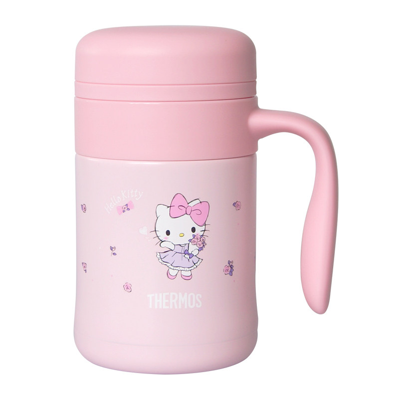 膳魔师咖啡杯把手杯不锈钢