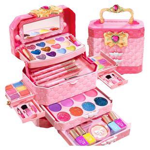 儿童化妆品玩具套装无毒女孩的礼物女童彩妆盒正品全套小孩指甲油