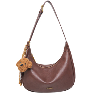 奥康饺子包2026新款高级hobo包女款腋下包大容量单肩包通勤斜挎包