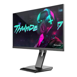 雷神 黑武士24.5英寸黄金比例 2K 250Hz 升降旋转电竞游戏显示器