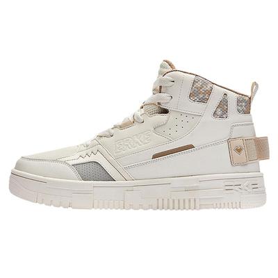 契约鸿星尔克高帮板鞋男