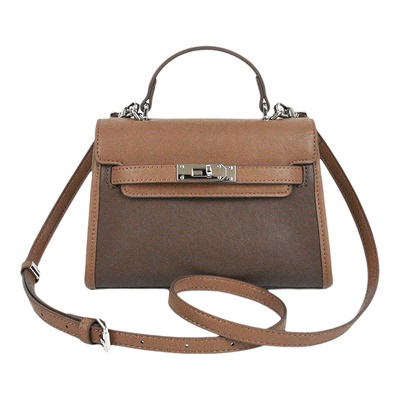 稻草人新款真皮斜挎包简约百搭