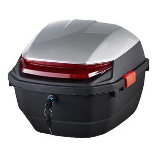 新款电动摩托车尾箱电瓶车后备箱子雅迪绿源加大号通用工具载物箱