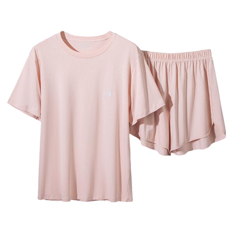 家居服莱赛尔棉抗菌除臭外穿女士