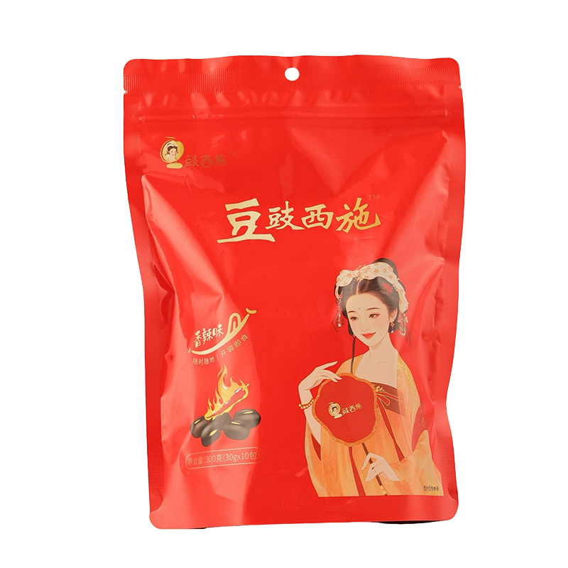 豆豉西施香辣味即食豆豉300g袋装