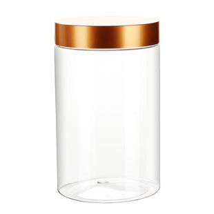 存储罐透明塑料罐大口径羊肚菌燕窝包装收纳瓶密封罐食品级鱼胶罐