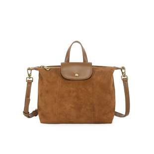 MAGNOLIA曼歌妮原创秋季植绒单肩小巧包包手提时尚简约通勤手提包