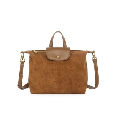 MAGNOLIA曼歌妮原创秋季植绒单肩小巧包包手提时尚简约通勤手提包