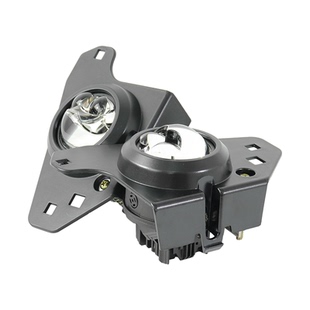 适用奥迪Q5A4Q5LA4LA3A8a6l雾灯总成改装激光双光透镜黄白远近光