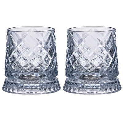 热销10W+！水晶旋转威士忌洋酒杯