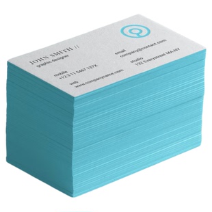 凸版印刷,550g雅冠Euler,特种纸加厚高档名片设计定制棉纸名片