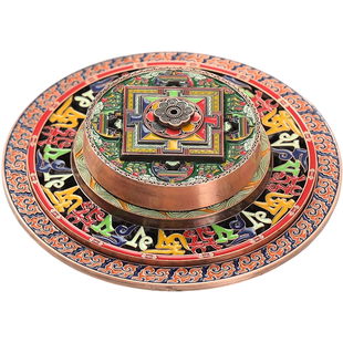 坛城香插藏式香炉藏香线香香插香座不落灰香托香盘檀香沉香倒流香