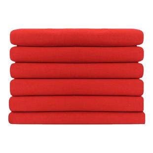 纯棉大红布布料中国风民俗喜庆婚庆结婚开业揭幕剪彩黄布喜事背景