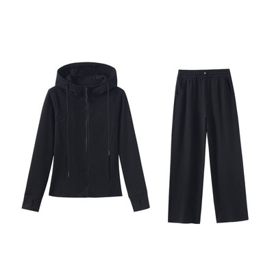 280克桑驼绒LU款套装女卫衣卫裤