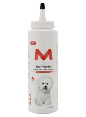 美宠氏 速爽拔耳毛粉 宠物耳道清洁菌除臭外用30g泰迪犬猫通用