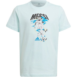 Adidas/阿迪达斯正品当季新款大童运舒适足球短袖T恤HG1983