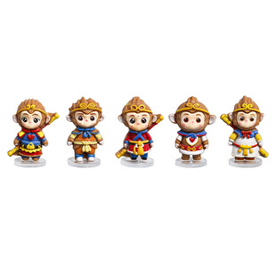 新款黑神话悟空汽车中控台卡通风摆件车内后视镜装饰办公电脑饰品