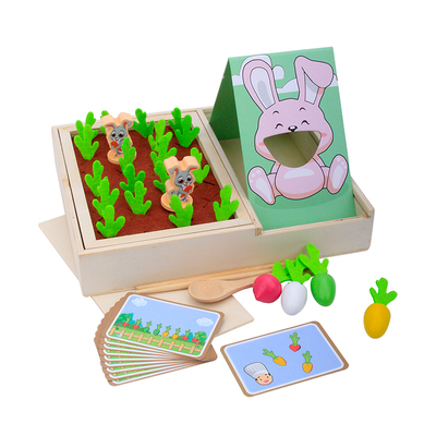 小兔拔萝卜七大玩法数学益智