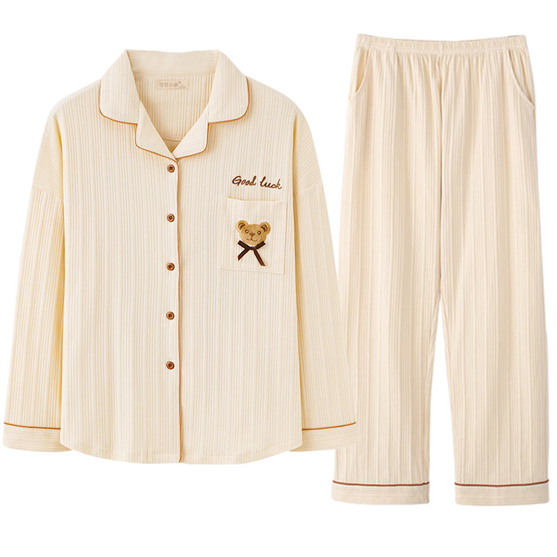 yourban月子服春秋季纯棉产后孕妇哺乳睡衣冬喂奶怀孕期家居服夏