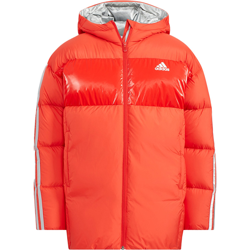 Adidas/阿迪达斯正品儿童休闲运动连帽保暖羽绒服HM9663