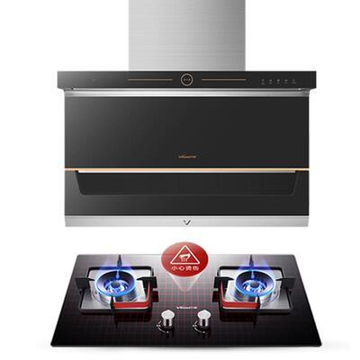 万和顶侧双吸油烟机燃气灶热水器