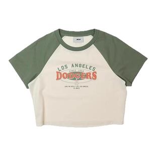 MLB 26春季官方正品KARINA同款T恤撞色拼接女美式短袖上衣TSV08