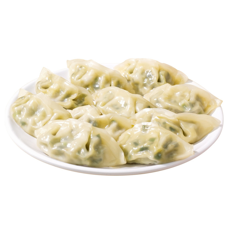早餐饺子蒸饺煎饺韭菜鸡蛋玉米饺