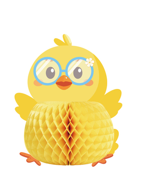 复活节小鸡蜂窝球儿童餐桌摆件