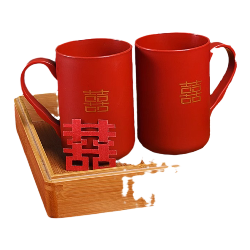 情侣个性创意结婚香皂盒红色喜庆