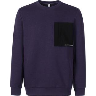 本来BENLAI男士云感柔圆领卫衣25秋季新款宽松休闲上衣BRLW50002