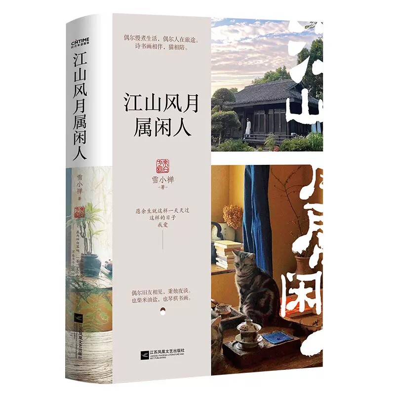 江山风月属闲人全书正版书籍 赠折页拉页生活卡片雪小禅 慢煮生活人在旅途诗书画相伴生活美学家生活散文集一本书阅尽生活之美