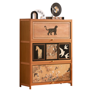 鞋架子多层家用门口带门鞋柜入户2025新款爆款高档收纳柜一体靠墙