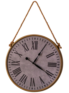 掬涵复古超大钟表挂钟客厅背景墙静音时钟铁艺挂表网红玄关装饰