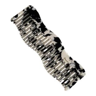 Sunup_Q 韩国 ins 高级感 奶油曲奇~醋酸 纹理梳子 0330