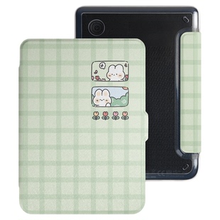 twosheep适用Kobo Clara Colour保护套Clara BW磁吸分离Clara 2E保护壳6英寸2E盖壳可拆卸唤醒透明可爱动物风