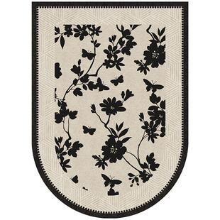 电脑椅地垫高级感书房梳妆台卧室椅子法式轻奢书桌下地毯转椅脚垫