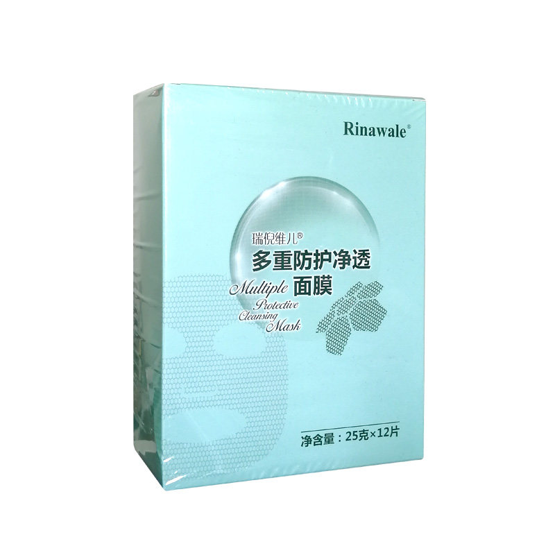 瑞倪维儿多重防护净透面膜12片