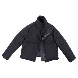 MUSLUN缪伦新款加厚90白鹅绒羽绒服拼羊皮8号双头YKK拉链