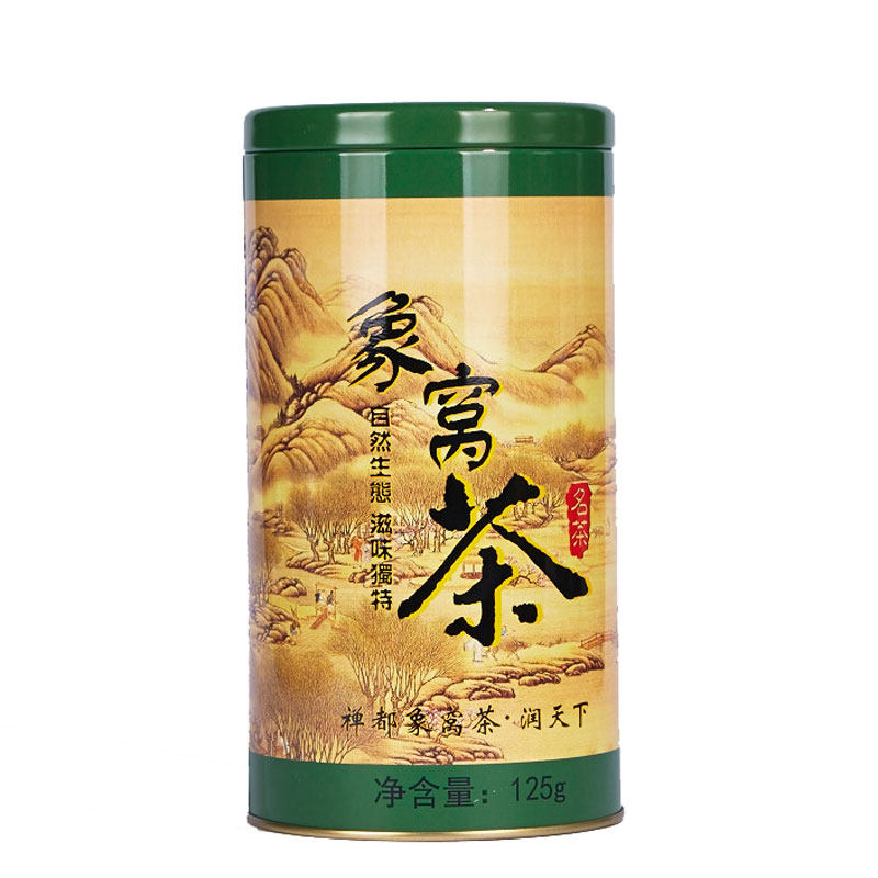 春茶象窝茶绿茶雅品罐装有机茶