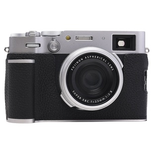 cam-in富士x100vi保护套荔枝纹真皮六代半套手柄底座壳x100vi皮套