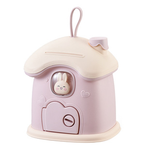 萌趣小房子储蓄罐儿童卡通存钱罐可爱高颜值大容量收纳罐生日礼物