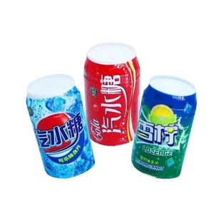 兜里宝怀旧汽水味糖果混合可乐味雪碧味儿童零食瓶装小卖部批超市