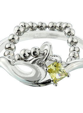 BZV原创羚羊公主千禧风锆石戒指