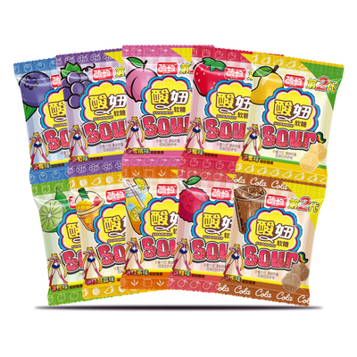 酸妞2代软糖8090怀旧童年零食